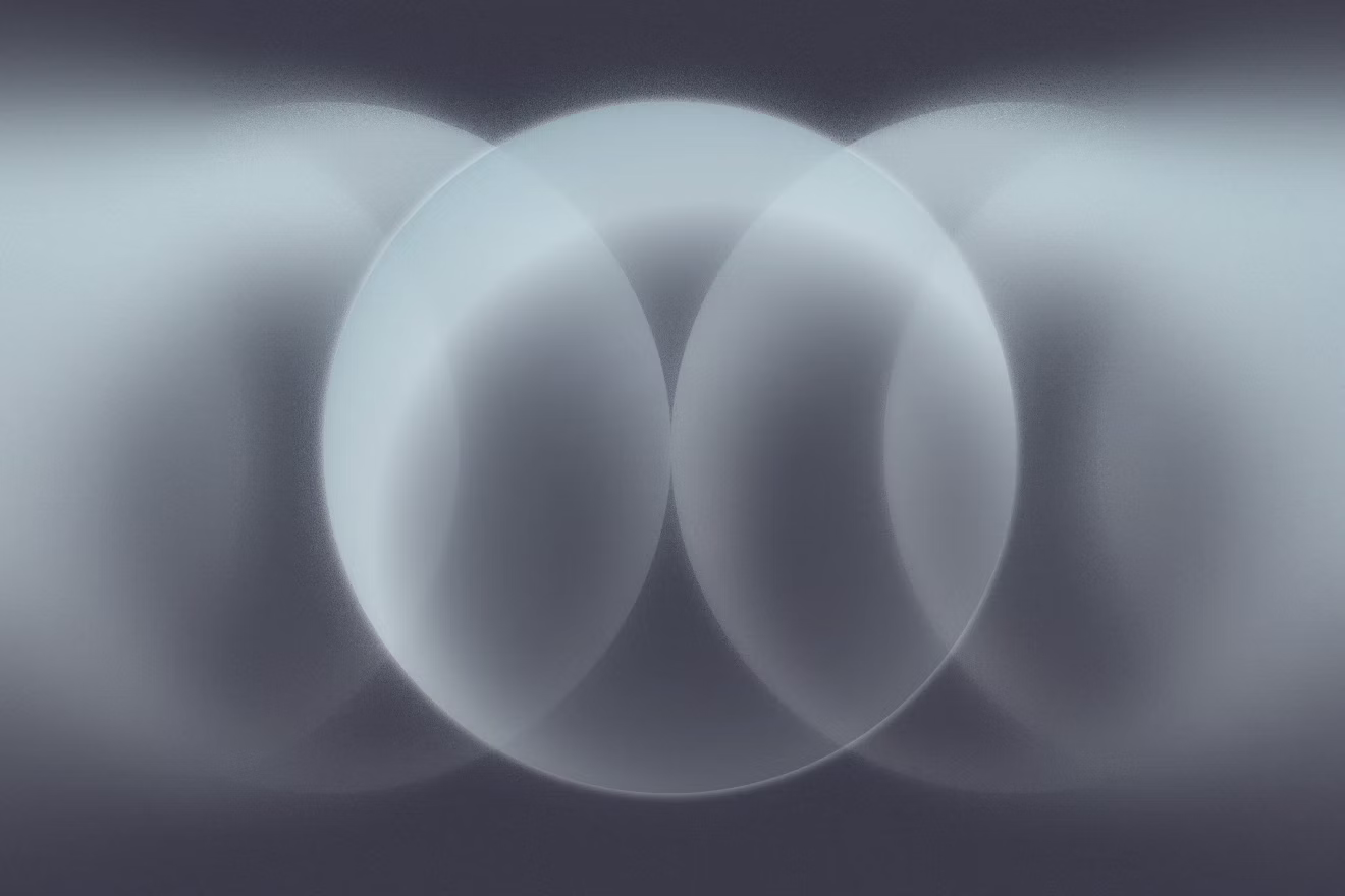 Abstract illustration of overlapping circles, suggesting a unified view of incoming and outgoing funds.