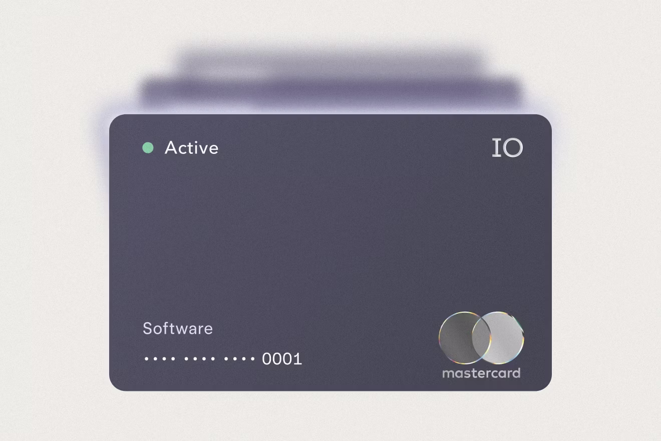 Animation that rotates through multiple credit cards stacking.
